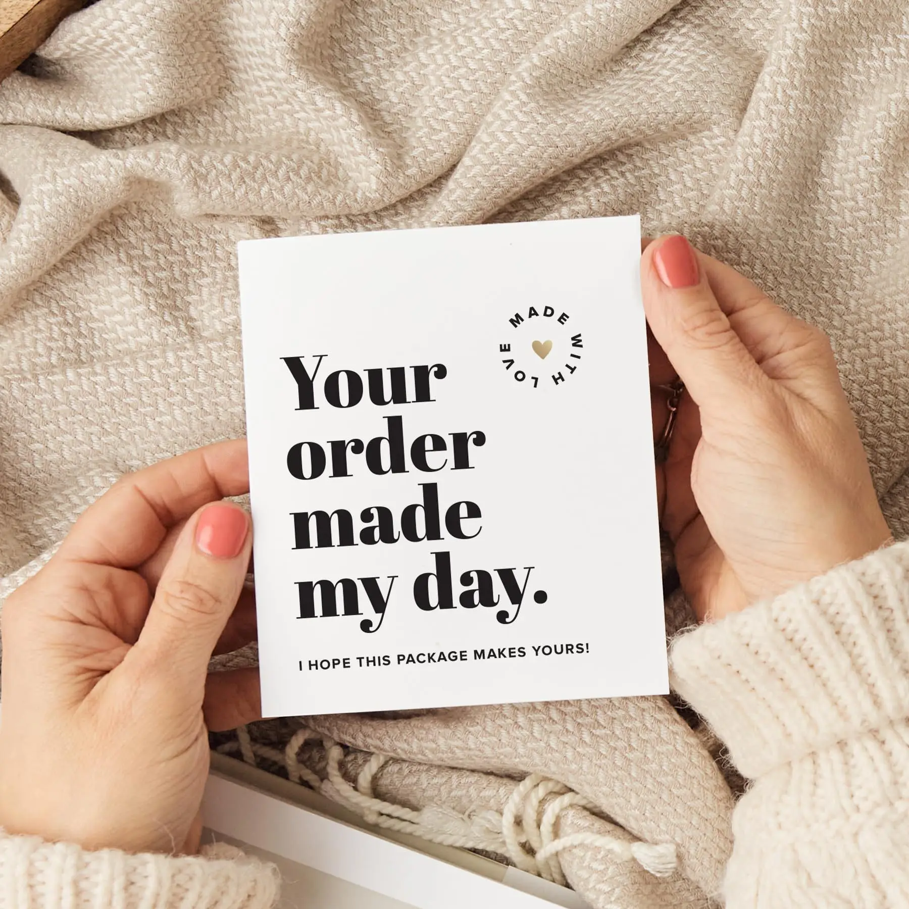 50 Pcs/pack Thank You Cards Business Card,Suitable for Business, Baby Shower, Wedding, Small Business, Graduation