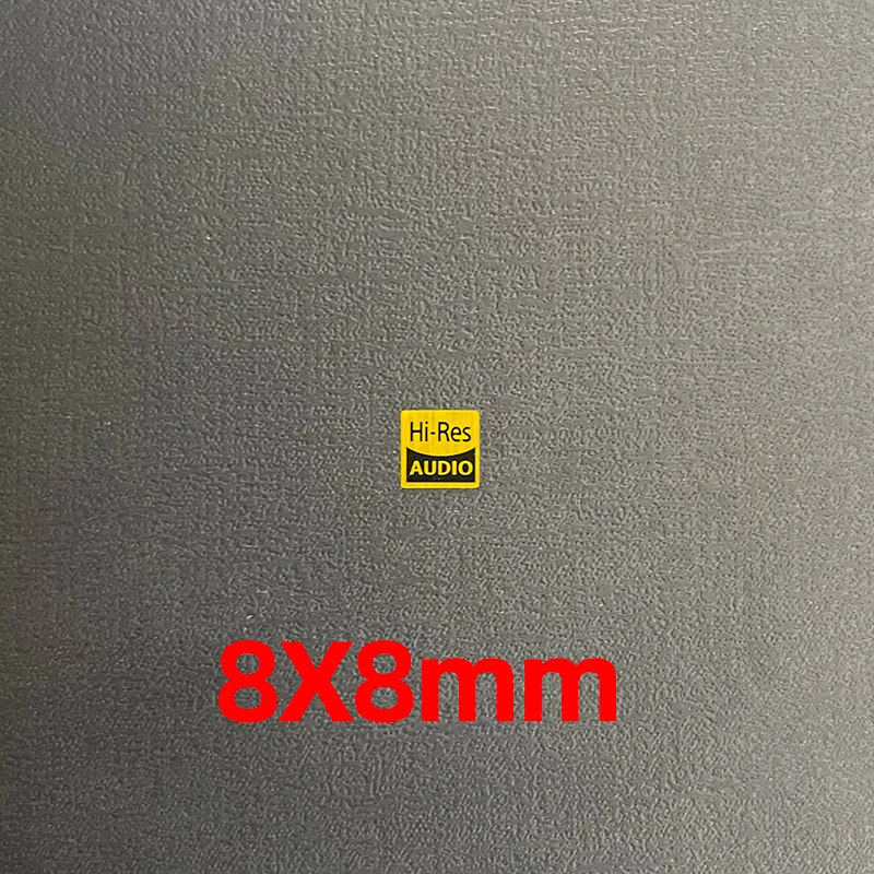 80pcs 8X8mm Hi-res AUDIO stickers Certified gold for high quality sound for mobile phones and MP3 All high fidelity devices