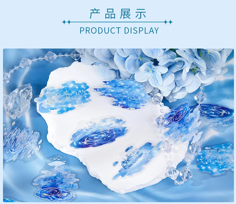 20pcs/1lot kawaii Stationery Sticker natural water environment junk journal Decorative Scrapbooking DIY Craft Sticker
