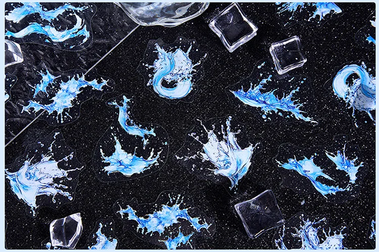 20pcs/1lot kawaii Stationery Sticker natural water environment junk journal Decorative Scrapbooking DIY Craft Sticker