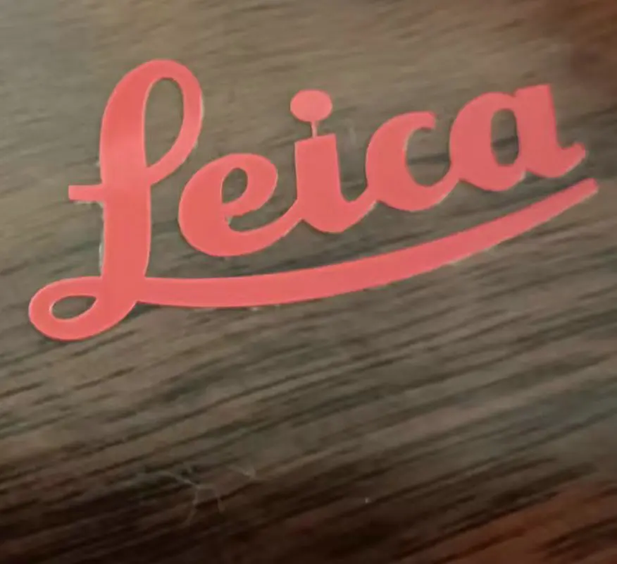 Leica logo Leica sticker Coke logo metal sticker logo logo mobile phone sticker camera sticker decorative metal sticker