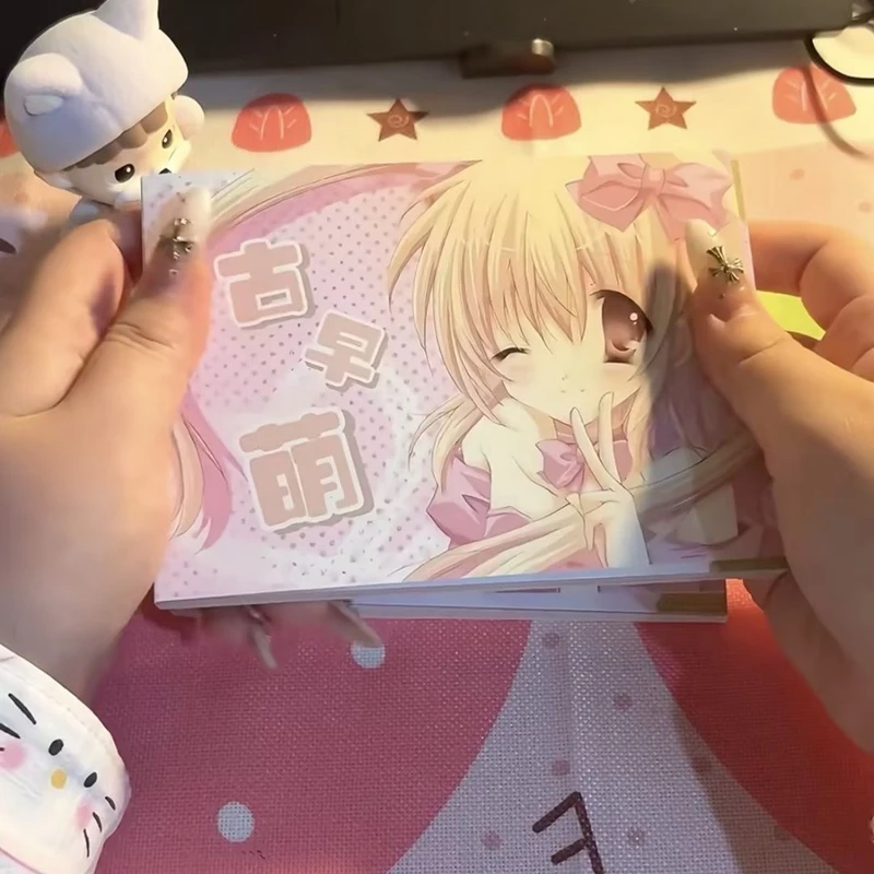 Y2K Cute Anime Girl Decorative Stickers Book Scrapbooking Phone Case DIY Journal Collage Material Sticker Gift