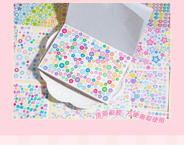 Frosted Cartoon Handbook Stickers Book DIY Planner Decorative Waterproof Material Journal Korean Stationery School Supplies