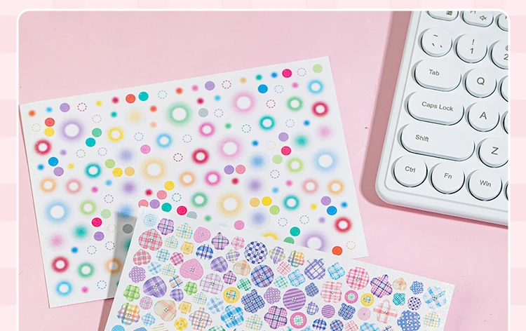 Frosted Cartoon Handbook Stickers Book DIY Planner Decorative Waterproof Material Journal Korean Stationery School Supplies
