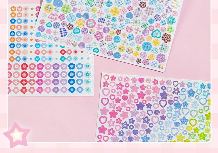 Frosted Cartoon Handbook Stickers Book DIY Planner Decorative Waterproof Material Journal Korean Stationery School Supplies