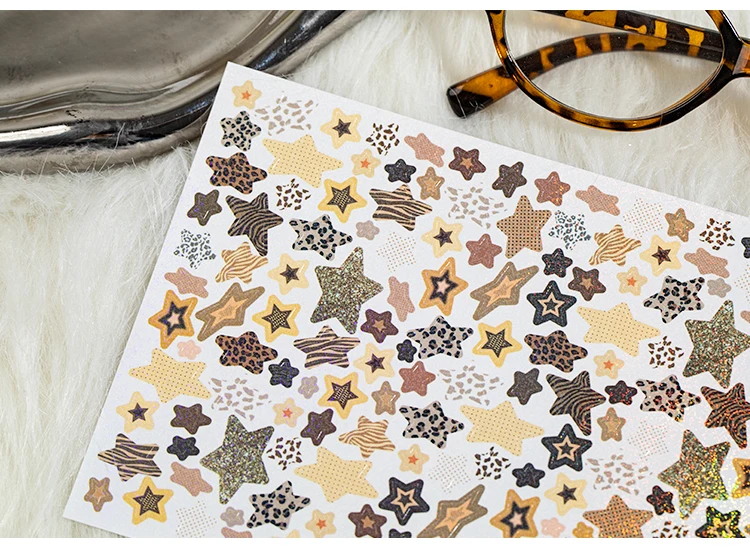 Frosted Cartoon Handbook Stickers Book DIY Planner Decorative Waterproof Material Journal Korean Stationery School Supplies