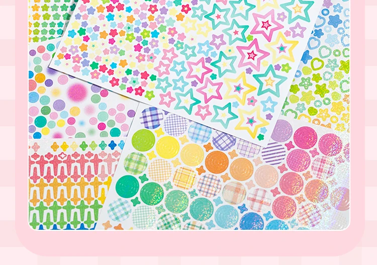 Frosted Cartoon Handbook Stickers Book DIY Planner Decorative Waterproof Material Journal Korean Stationery School Supplies