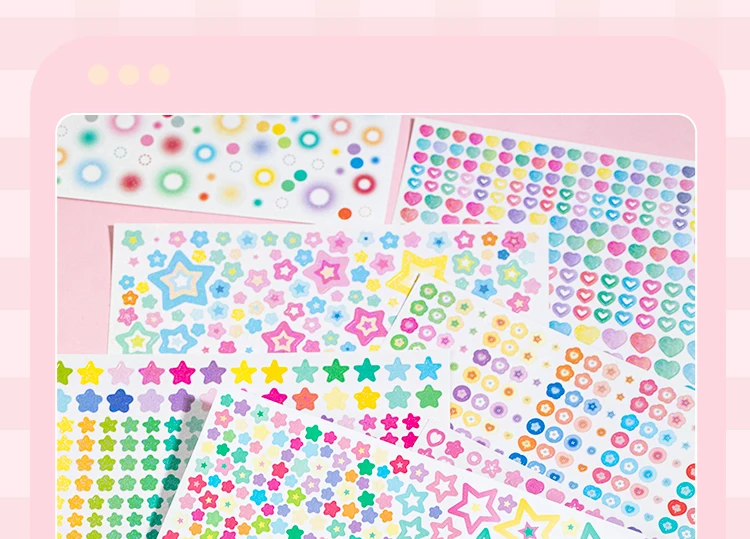 Frosted Cartoon Handbook Stickers Book DIY Planner Decorative Waterproof Material Journal Korean Stationery School Supplies