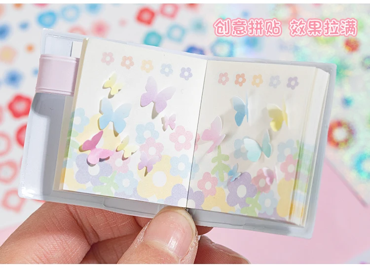 Frosted Cartoon Handbook Stickers Book DIY Planner Decorative Waterproof Material Journal Korean Stationery School Supplies