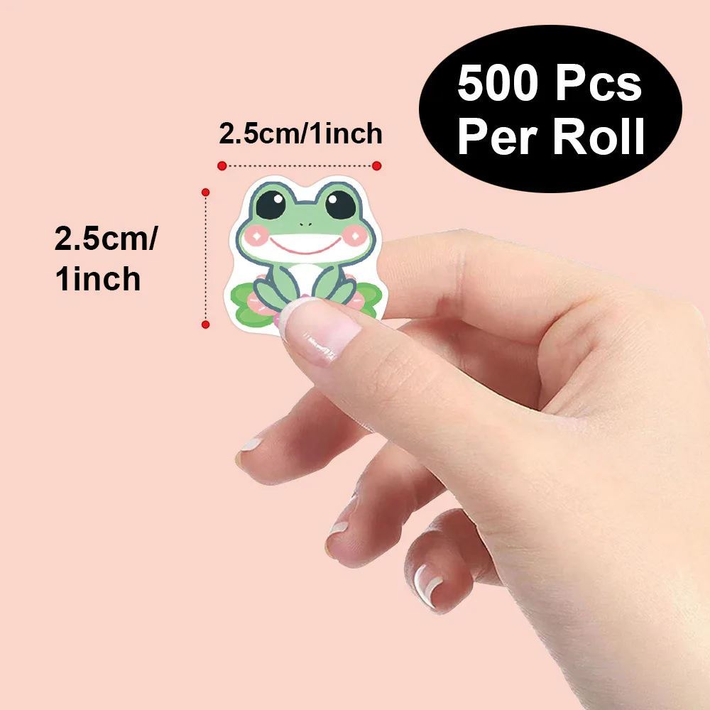 100-500pcs Cute Traveling Frog Cartoon Graffiti Stickers DIY Phone Guitar Laptop Notebook Suitcase Waterproof Sticker Kids Toy