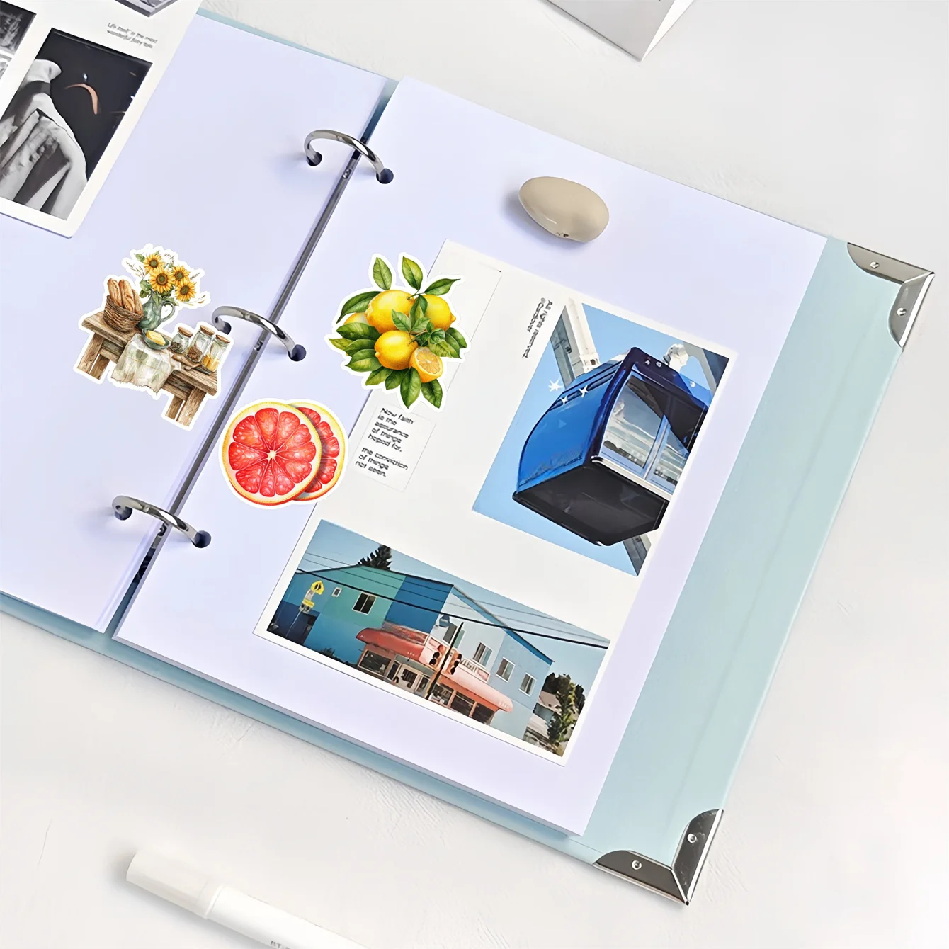 20pcs Watercolor Village Kitchen Home Cooking Hand Account Stickers Stationery Laptop Fridge Suitcase Skateboard Phone Sticker