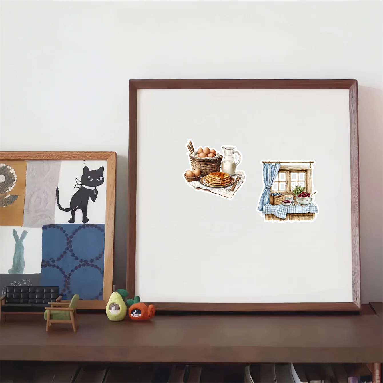 20pcs Watercolor Village Kitchen Home Cooking Hand Account Stickers Stationery Laptop Fridge Suitcase Skateboard Phone Sticker