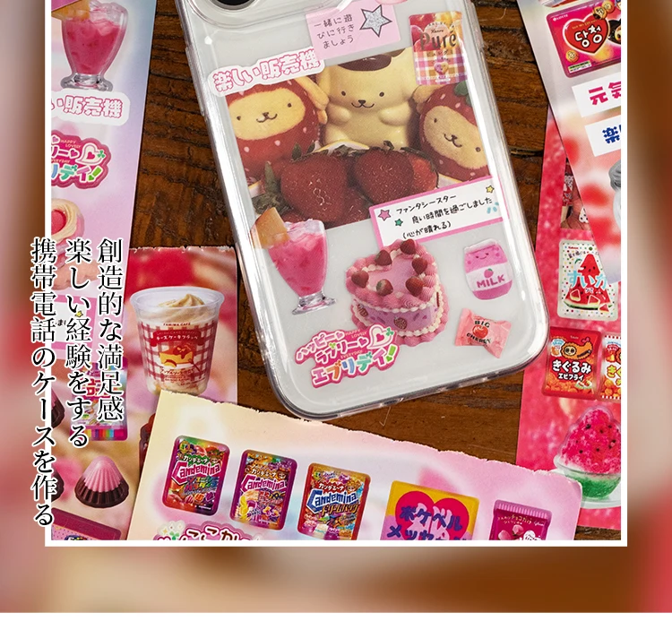 TIANZI 20 Sheets PET Die cut Stickers book Retro Cartoon Decorative handmade Scrapbooking Material Japanese Stationery Supplies