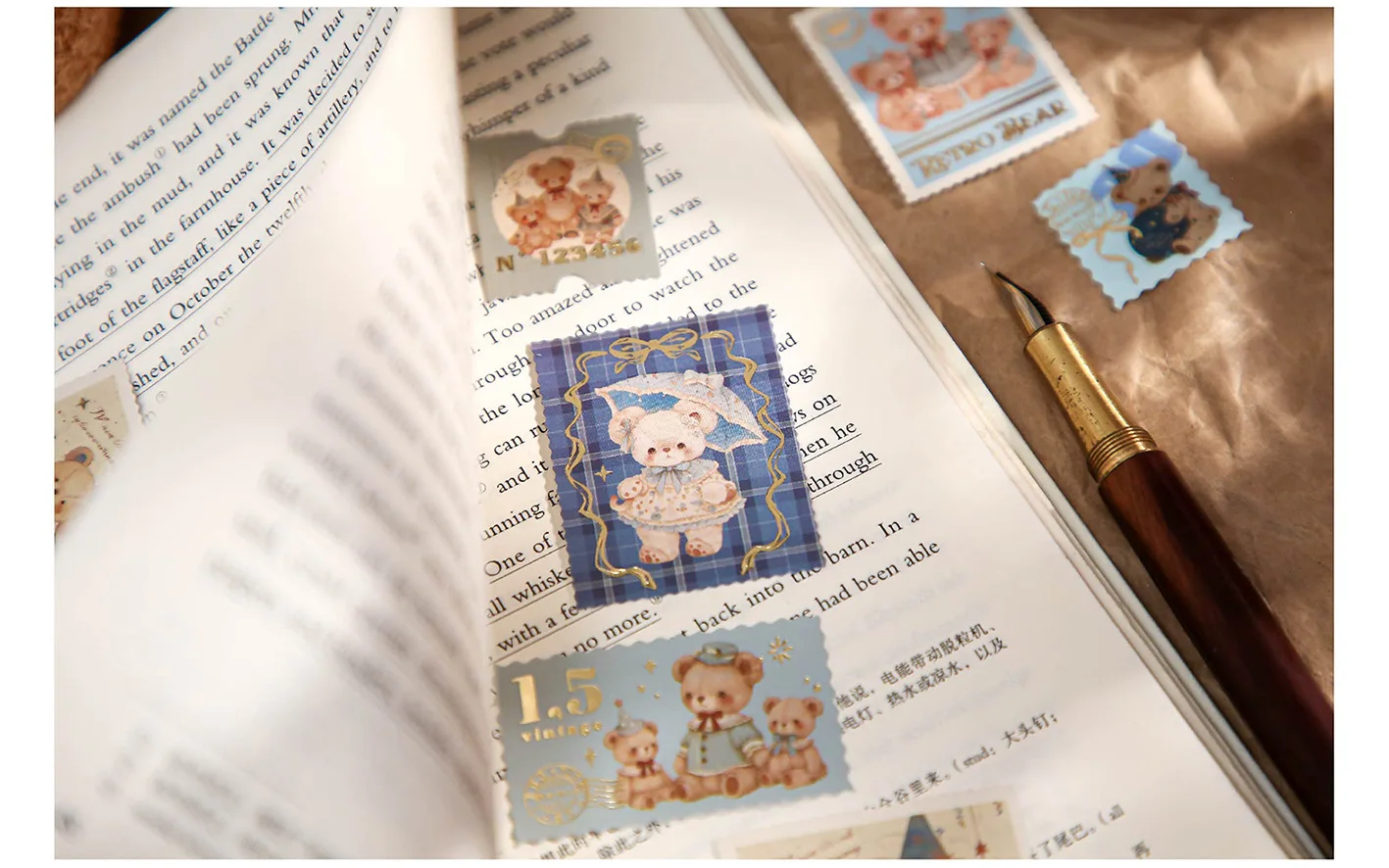 30pcs/1lot Kawaii Stationery Stickers Little Bear Gift Decorative Mobile Stickers Scrapbooking