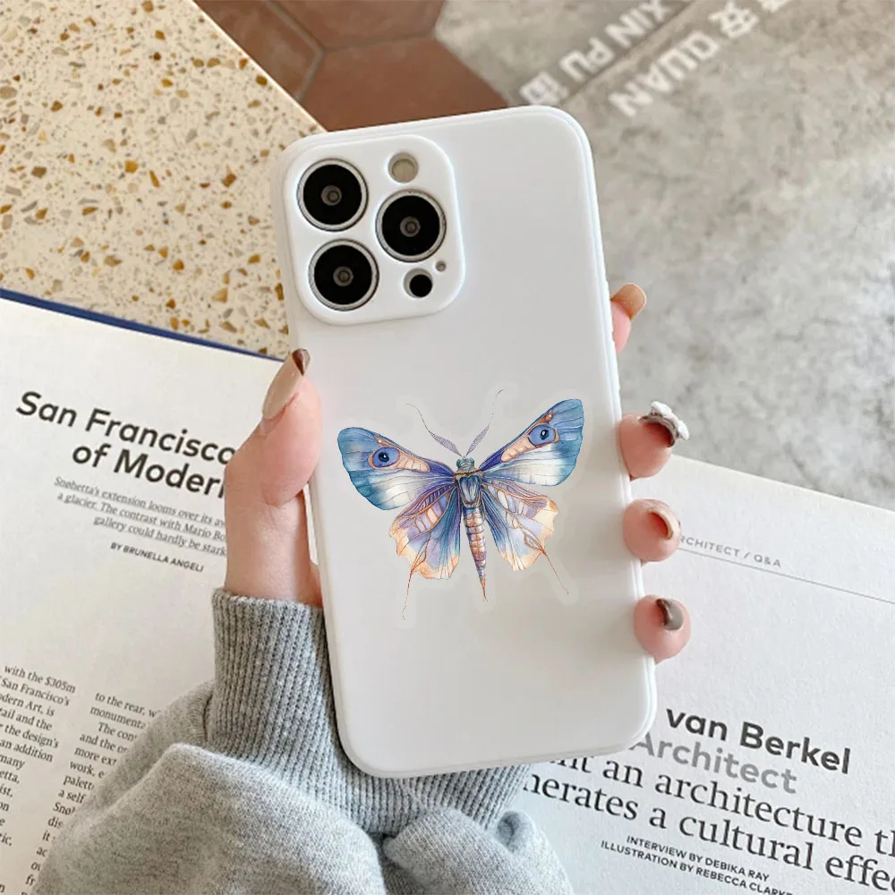 50PCS Exquisite Insect Watercolor Graffiti Stickers Handbooks DIY Luggage Notebooks Motorcycles PET Waterproof Stickers