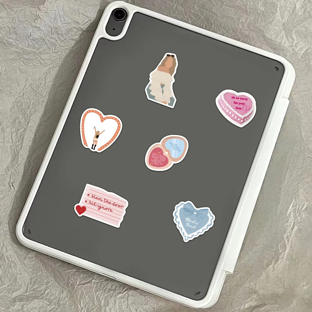 50/100PCS Sabrina Carpenter Stickers Exquisite Handbooks Material Phone Cases Laptop Suitcases Water Cups Waterproof Stickers