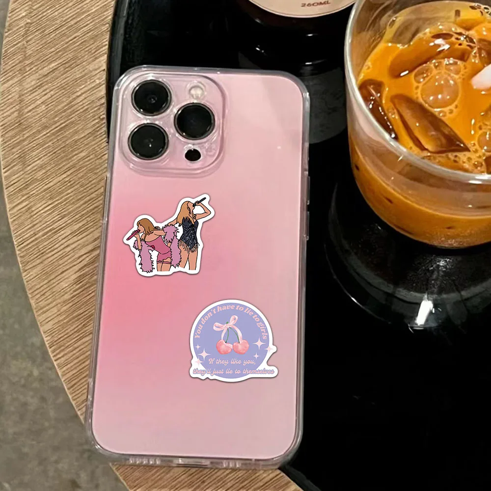 50/100PCS Sabrina Carpenter Stickers Exquisite Handbooks Material Phone Cases Laptop Suitcases Water Cups Waterproof Stickers