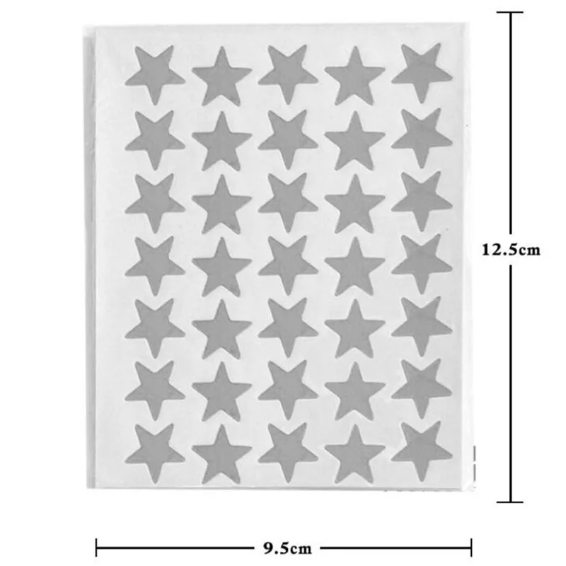 10 Sheets/Pack Gold-Plated Award Glitter Stickers Mother Teacher Praise Label Award Five-Pointed Star Love Sticker