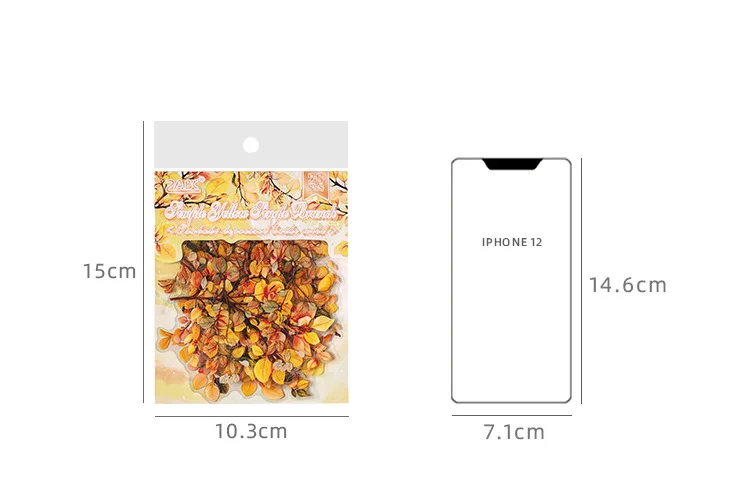 JIANWU Toon Yu Twilight Wild Series Vintage Plant Flower Branch PET Sticker Creative DIY Journal Material Collage Stationery