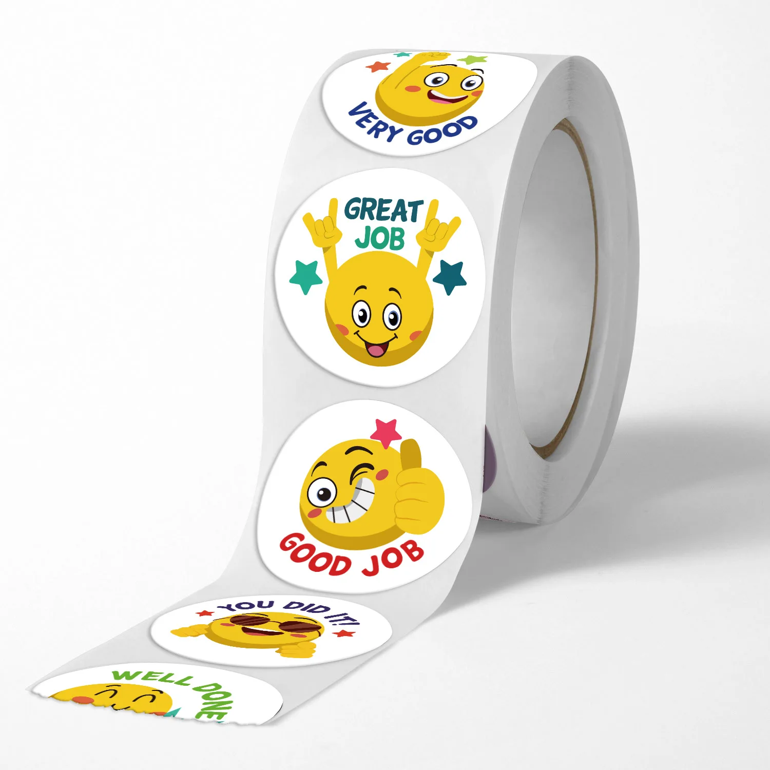 500Pcs Reward Stickers Motivational Stickers Roll for School Reward Students Teachers Cute Animals Stickers Labels