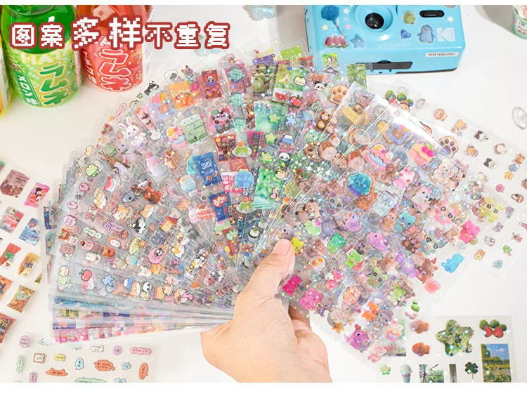 Kawaii Japanese ancient Showa style die-cutting sticker book background decoration material DIY scrapbook student birthday gift