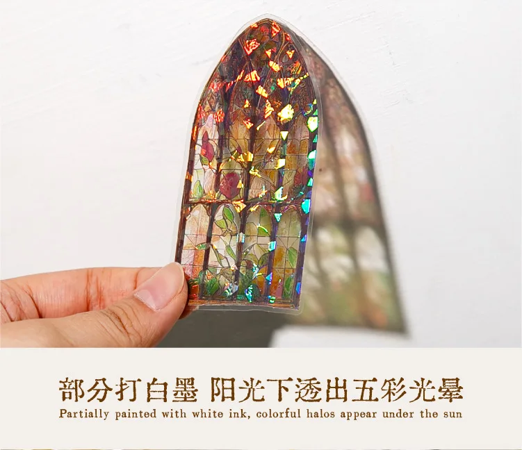 10pcs/1lot Kawaii Stationery Stickers Flower Window Narrative Diary Decorative Stickers Scrapbooking Craft Stickers