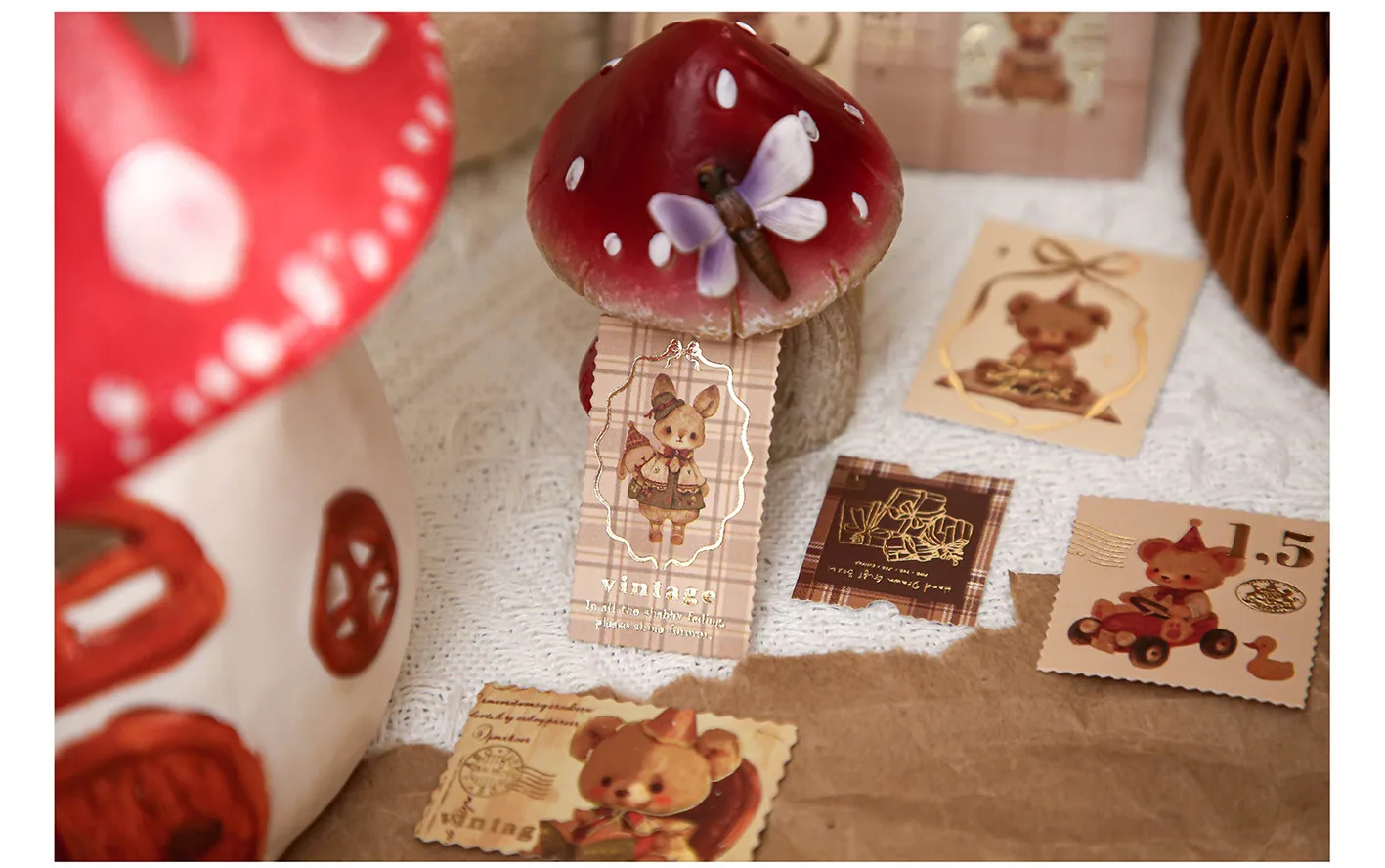 30pcs/1lot Kawaii Stationery Stickers Little Bear Gift Decorative Mobile Stickers Scrapbooking