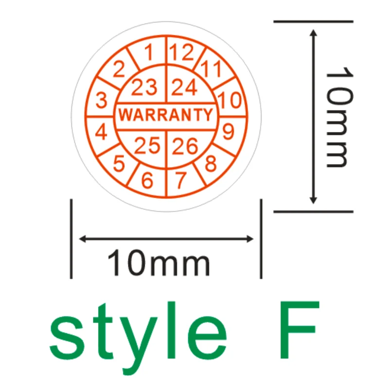 Factory Wholesale Customized Warranty Seal Label Applicable To Mobile Phone Computer Electrical Appliance Screw Sticker