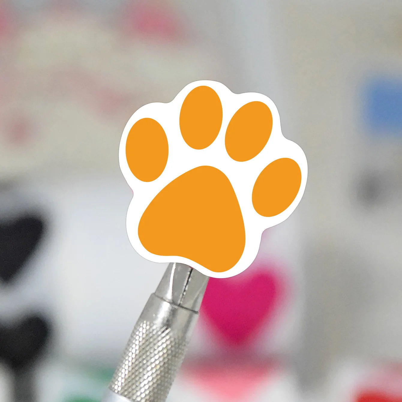 500 PCS Dog Paw Print Stickers,1 Inch Colorful/Black Dog Stickers For Kids,Self-Adhesive Puppy Paw Prints Stickers For Gifts