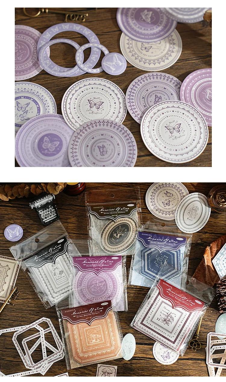 20pcs/lot Kawaii Stationery Stickers Memories of Time Diary Planner Decorative Mobile Stickers Scrapbooking DIY Craft Stickers