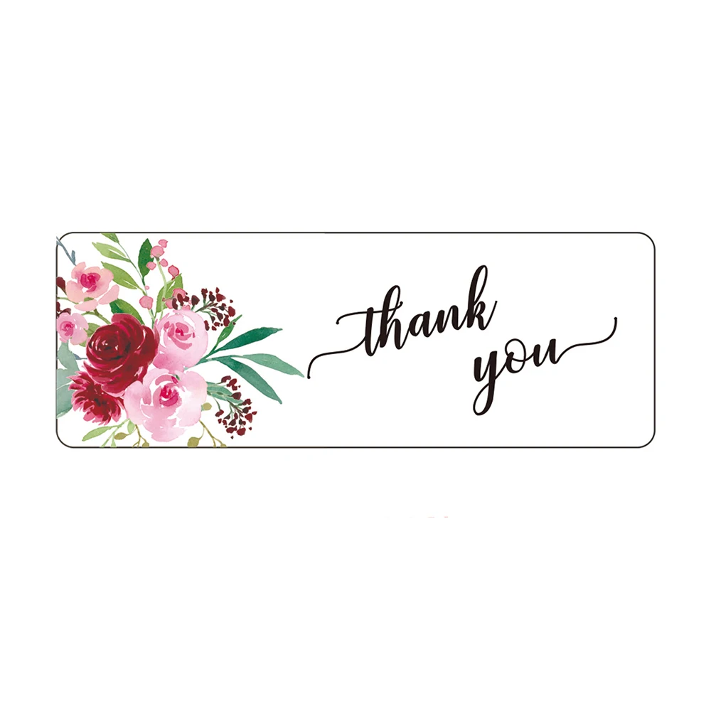 120pcs/roll Kraft Paper Thank You For Your Order Stickers 3x1 Inch Sealing Labels For Small Business Handmade Decor Stickers
