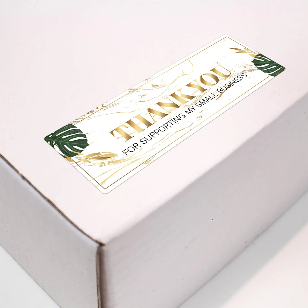 120pcs/roll Kraft Paper Thank You For Your Order Stickers 3x1 Inch Sealing Labels For Small Business Handmade Decor Stickers