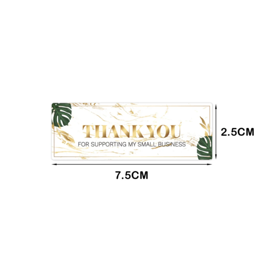 120pcs/roll Kraft Paper Thank You For Your Order Stickers 3x1 Inch Sealing Labels For Small Business Handmade Decor Stickers