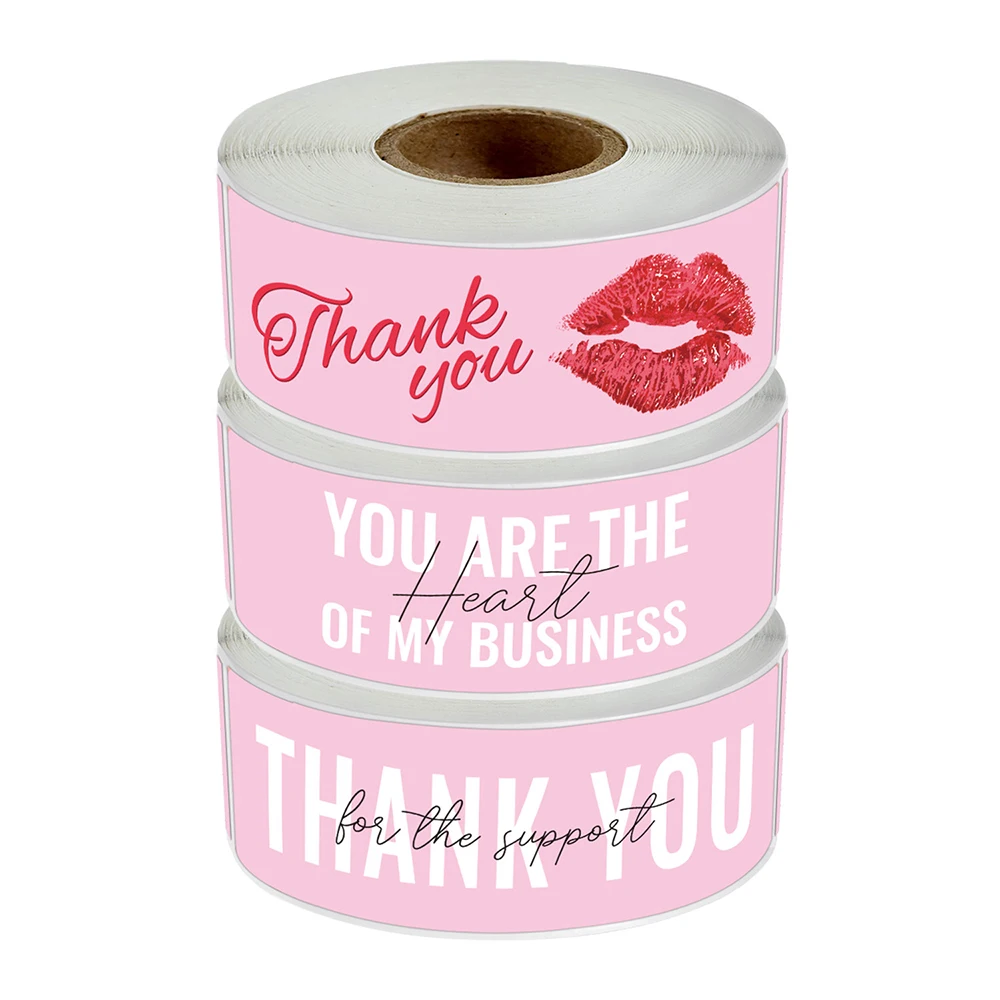 120pcs/roll Kraft Paper Thank You For Your Order Stickers 3x1 Inch Sealing Labels For Small Business Handmade Decor Stickers