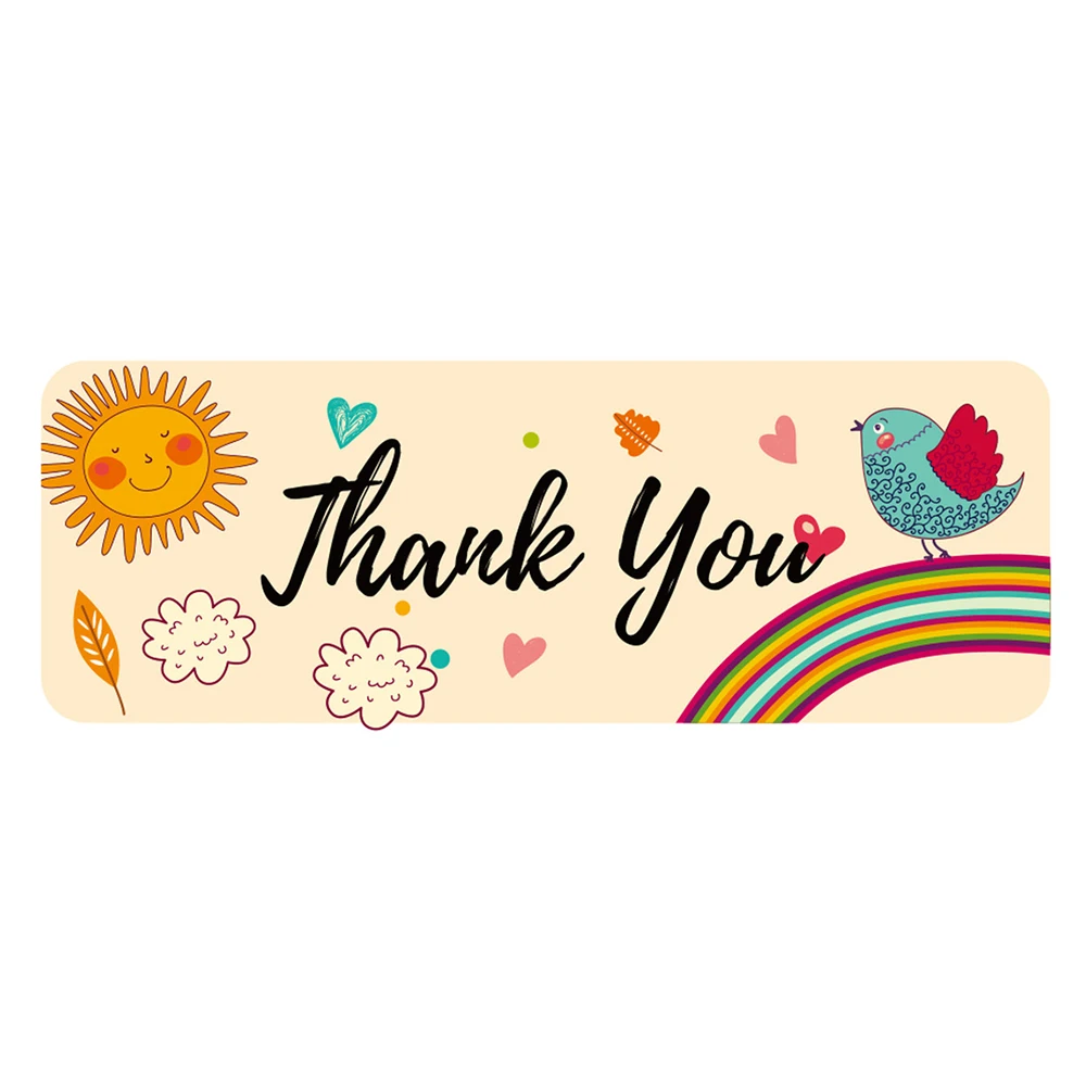 120pcs/roll Kraft Paper Thank You For Your Order Stickers 3x1 Inch Sealing Labels For Small Business Handmade Decor Stickers