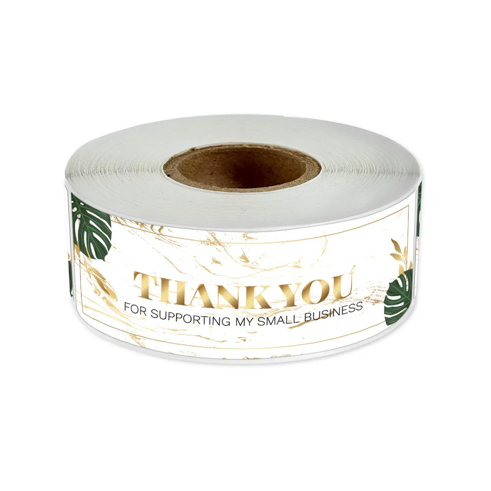 120pcs/roll Kraft Paper Thank You For Your Order Stickers 3x1 Inch Sealing Labels For Small Business Handmade Decor Stickers