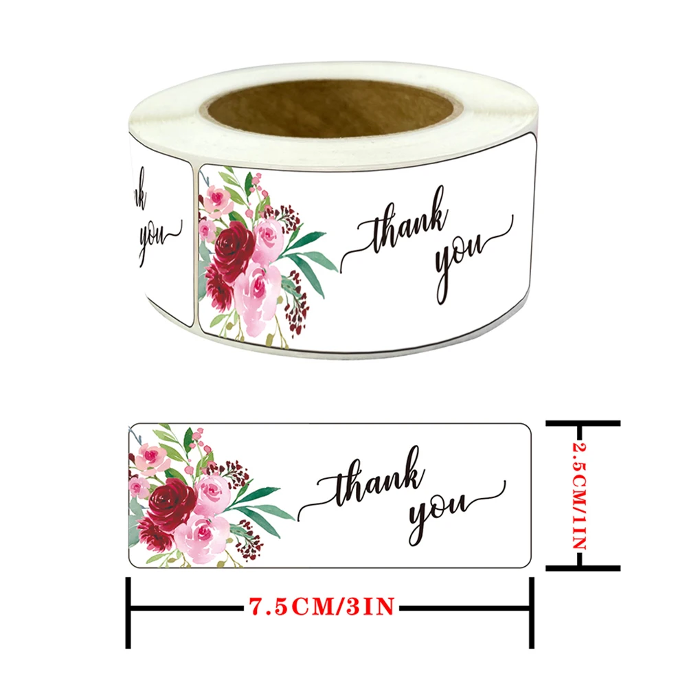 120pcs/roll Kraft Paper Thank You For Your Order Stickers 3x1 Inch Sealing Labels For Small Business Handmade Decor Stickers