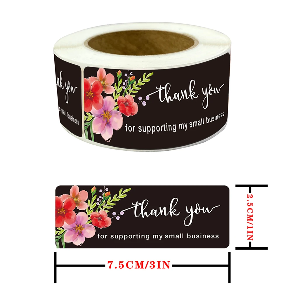 120pcs/roll Kraft Paper Thank You For Your Order Stickers 3x1 Inch Sealing Labels For Small Business Handmade Decor Stickers