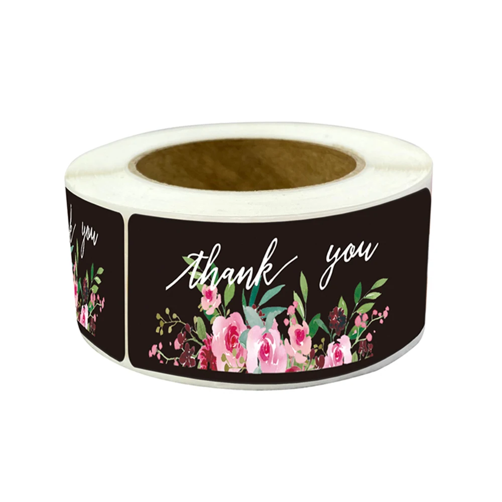 120pcs/roll Kraft Paper Thank You For Your Order Stickers 3x1 Inch Sealing Labels For Small Business Handmade Decor Stickers