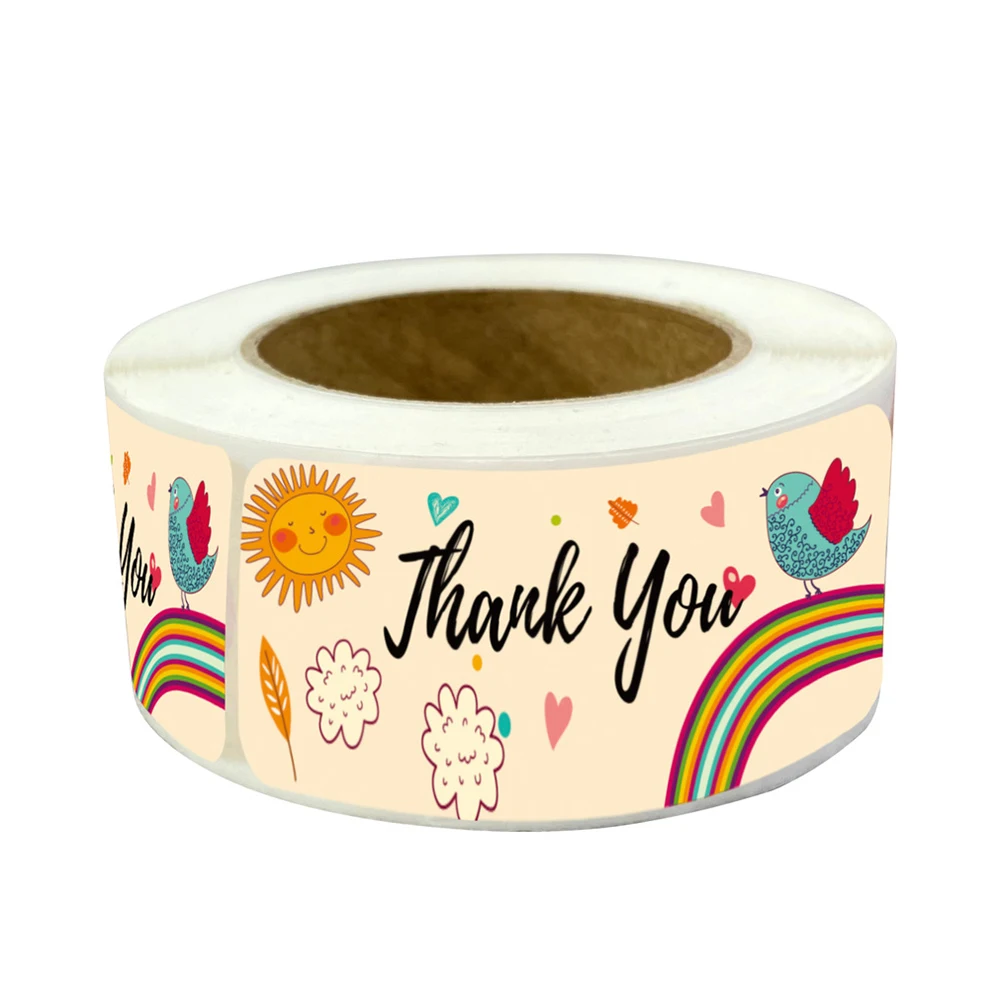 120pcs/roll Kraft Paper Thank You For Your Order Stickers 3x1 Inch Sealing Labels For Small Business Handmade Decor Stickers