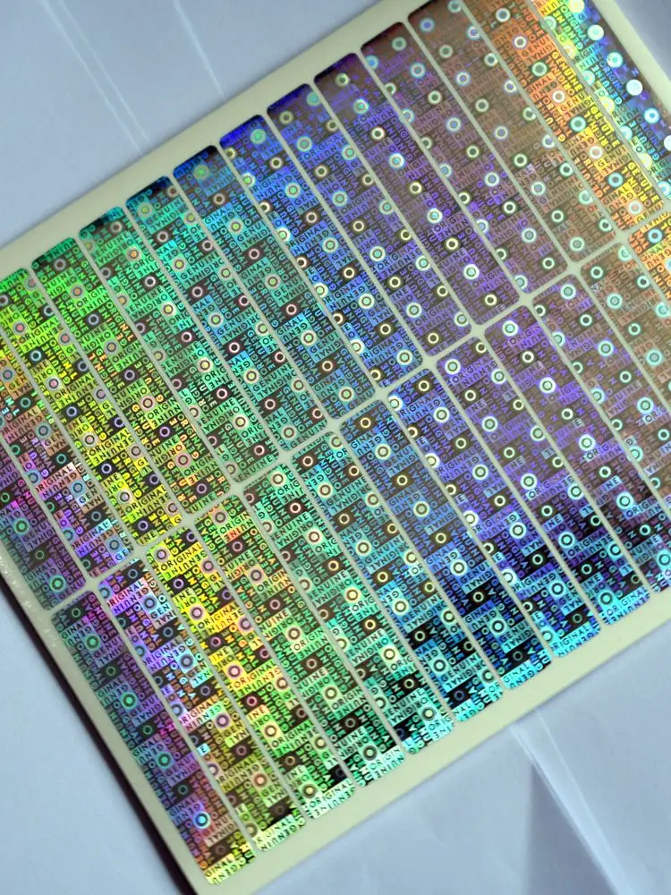 60X10MM GENUINE ORIGINAL Hologram stickers label Label Warranty Void If Removed Tamper Proof  2000PIECES