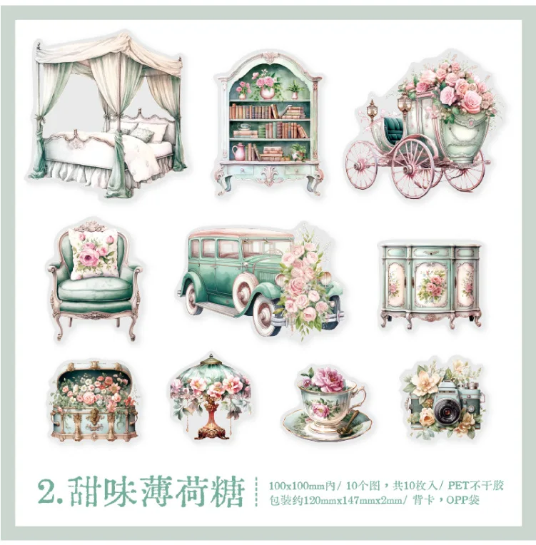 10pcs/1lot kawaii Stationery Sticker courtroom drama junk journal Decorative Scrapbooking DIY Craft Sticker