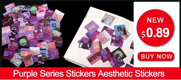 3Sheets Travel Stationery Stickers Cute Decorative Stickers Set Scrapbooking Diary Planner DIY Notebook Phone