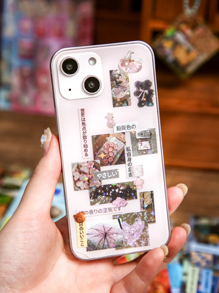 30Pcs/bag Japanese Vintage Sticker Kawaii Retro Sticker Book for Scrapbooking Diary Planner Decoration Office School Stationery