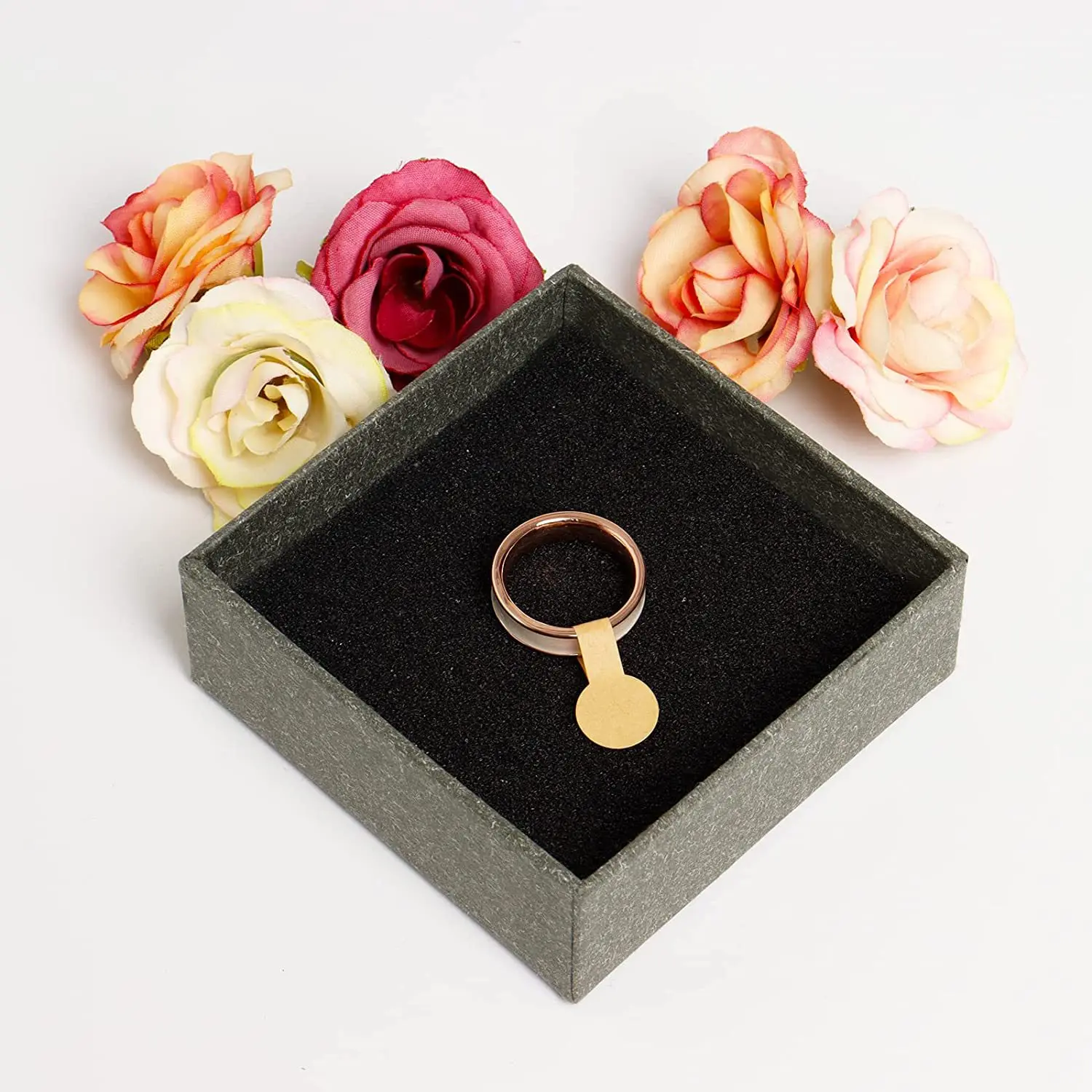 500Pcs/roll Kraft Paper Price Stickers for Small Business Jewelry Price Tags Self Adhesive White Blank Sticker for Clothing Ring