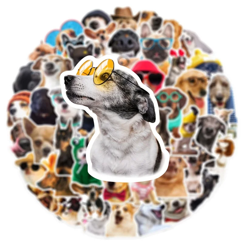 10/30/50PCS Cartoon Life Dog PVC Sticker Aesthetic Decoration Scrapbooking Stationery School Supplies