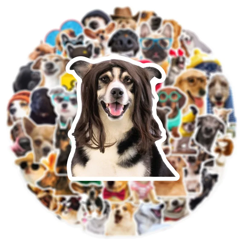 10/30/50PCS Cartoon Life Dog PVC Sticker Aesthetic Decoration Scrapbooking Stationery School Supplies