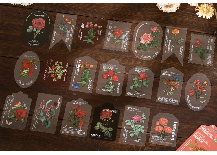 40pcs/lot Kawaii Stationery Stickers Forest Quotations Diary Planner Decorative Mobile Sticker Scrapbooking DIY Craft Sticker