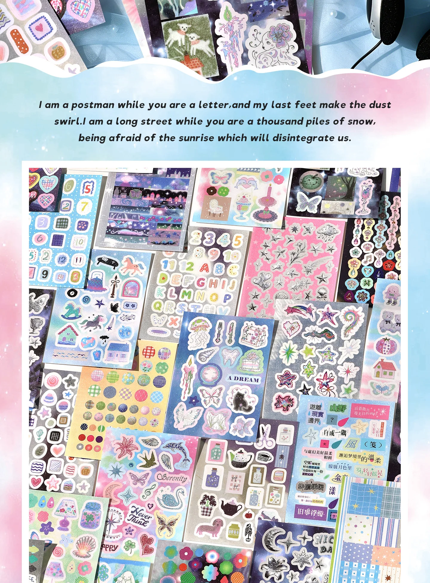 Cyberpunk-Themed Die-Cut Sticker Book DIY Decorative Journal 20/40 Sheets Aesthetic Stationery Stickers for Phone Case Collage