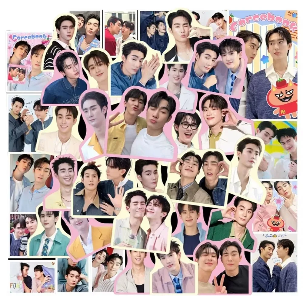 40PCS AouBoom Forcebook JimmySea Thai BL CP Stickers Waterproof Decals for Laptop Scrapbook Fans Collection Gift